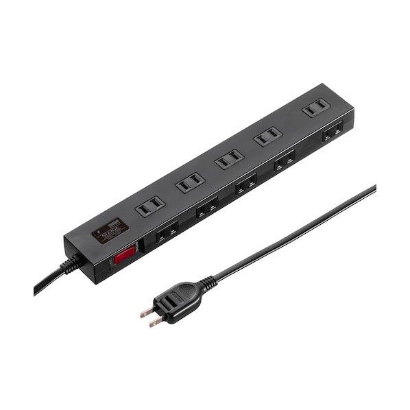  雷ガードタップ 2m ブラック TAP-SP2110N-2BK 1セット