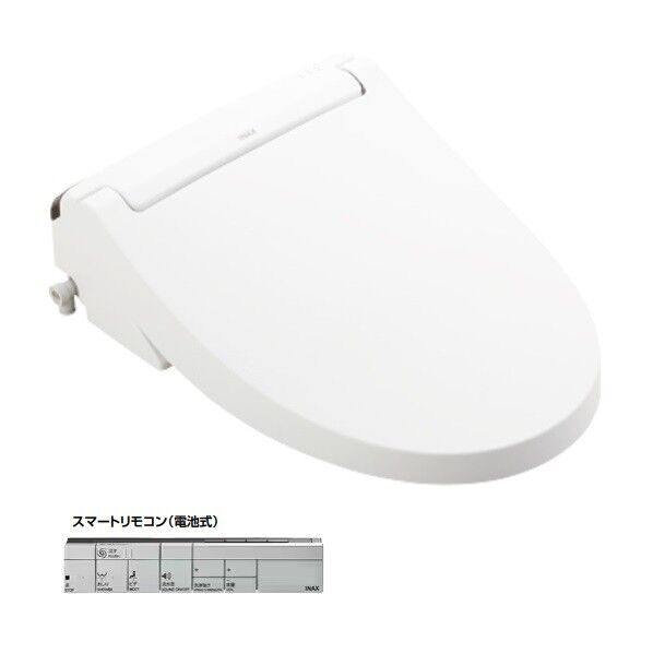 シャワートイレPAシリーズ スマートリモコン(電池式)付 幅421mm ×奥行553mm ×高さ160mm ピュアホワイト CW-PA21-NE-R3/BW1 1点