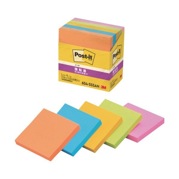 強粘着ノート混色 6545SSAN 450枚