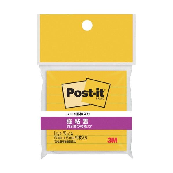 ポスト・イット 強粘着ラインノート 630SS-Y 630SS-YN 1点