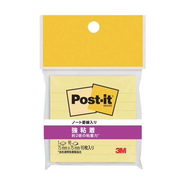 ポストイットR強粘着ノート罫線入 630SS-RPY 1個