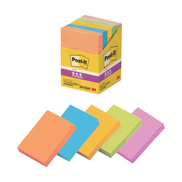 ポストイット強粘着ノート 656-5SSAN 450枚