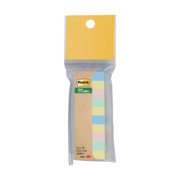 ポストイット スリム見出し(ミニ)混色 715RP-K 1個