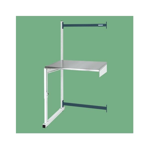 カスタマイズ作業台 ワーテック(WTC/均等耐荷重150kg/ステンレス天板) WTC-0975SU4LWD 1台