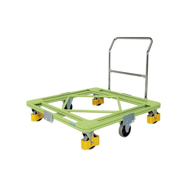 自在移動回転台車(700kg/取手/巻き込み防止カバー付き) RH-2KBTG 1台...