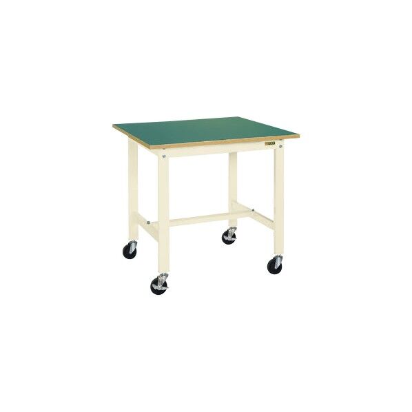  軽量作業台(KK/200kg/サカエリューム天板/キャスター付/直進安定金具無) KK-60FUB2I 1台