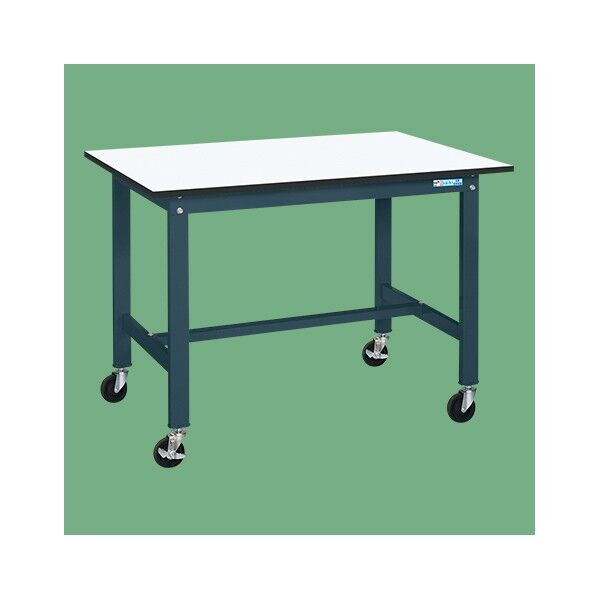 軽量作業台(KK/200kg/ポリエステル天板/キャスター付/直進安定金具無) KK-39LUB2D 1台