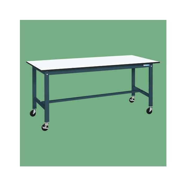 軽量作業台(KK/200kg/ポリエステル天板/キャスター付/直進安定金具無) KK-59LUB2D 1台