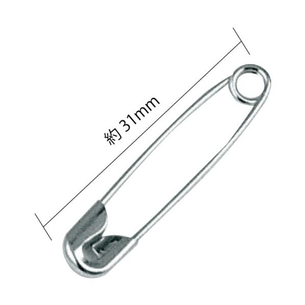 ミツヤ 安全ピンNO.2 箱入【単位:箱】 AP-2 100本...