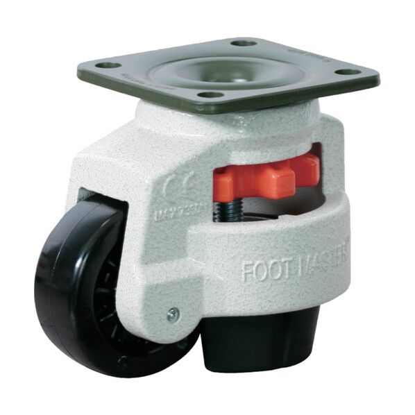 プレート式レベリングキャスター100径