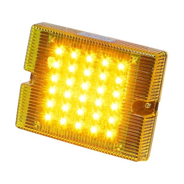 LEDシグナルランプ 黄色LEDタイプ 点滅発光仕様 24V 黄 SLEK24YT1...