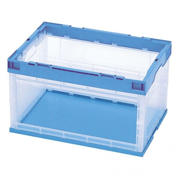 窓アキ透明オリタタミコンテナ 1-2845-01 1