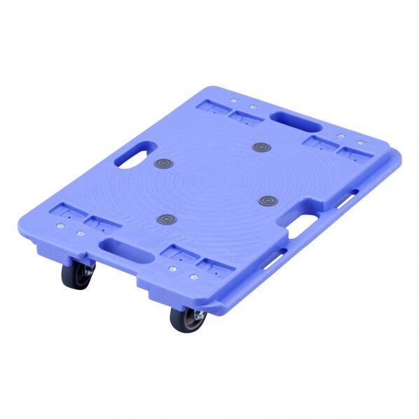 樹脂連結平台車 ブルー 600×400×120mm 1-2913-02 1