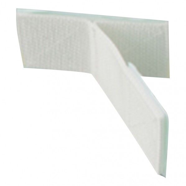 粘着式耐震ベルトTベルト 白 25×100×100mm 1-2796-01 2組