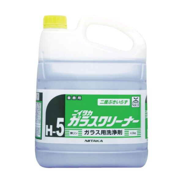 ニイタカ ガラスクリーナー 4Kg 青色透明 232430 1個