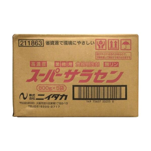 ニイタカ スーパーサラセン800g5袋 211863 1箱