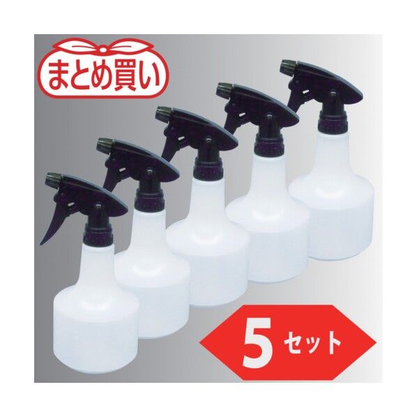 光 まとめ買い エコノミースプレーガン 500ml 5個セット TSEG-500-P5 1点