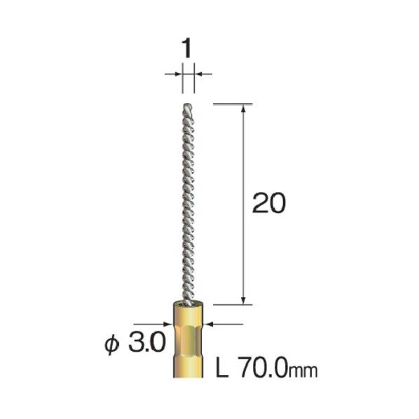 スパイラルホールブラシ