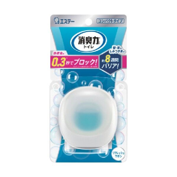 消臭力コンパクト トイレ用本体 リフレッシュサボン ST13160 1個