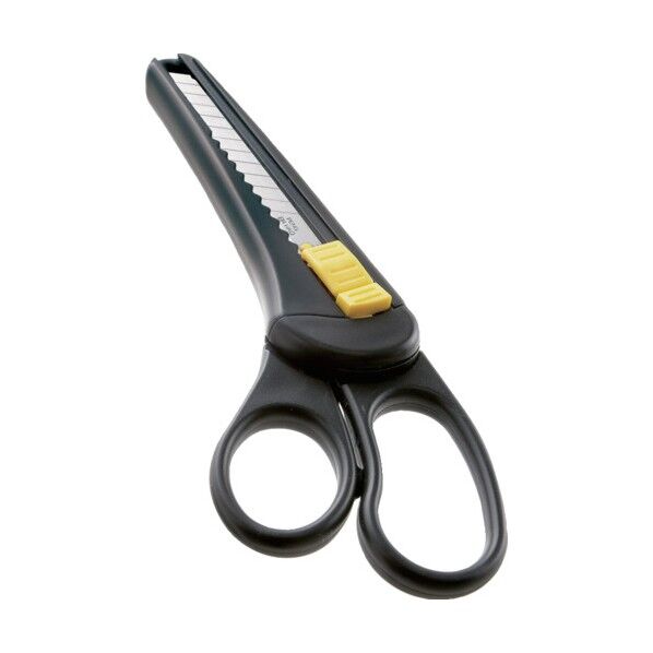 カッター付ハサミ・BK