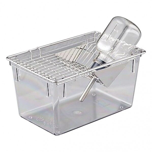 マウス飼育ケージ 136×208×115mm 1-3352-01 1