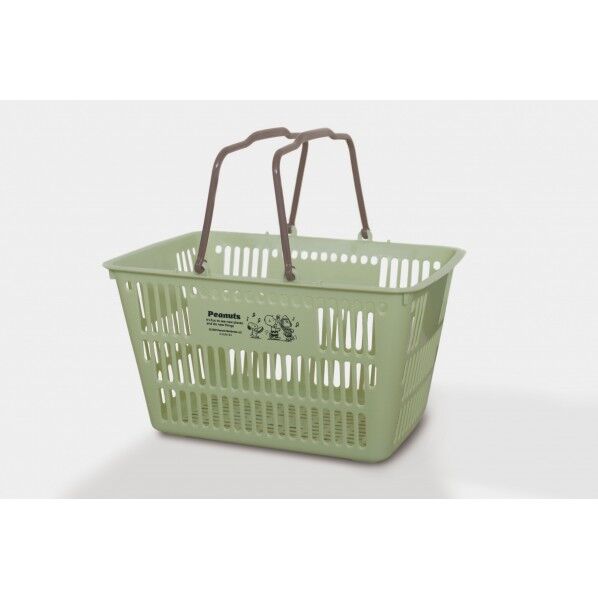 スヌーピー ミニエコバスケット1 ピスタチオ