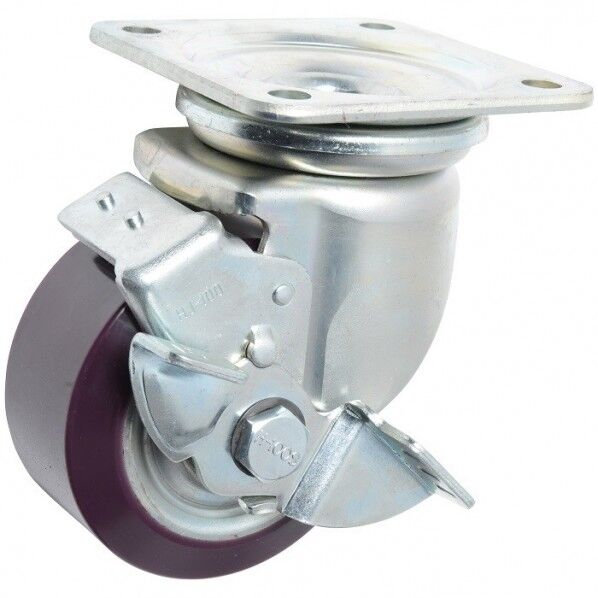 東正車輌 ゴールドキャスター 重荷重 自在シングルS付 100φ ウレタン車 HJ-100UB-S