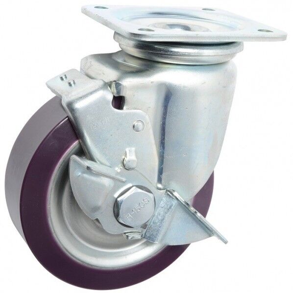 東正車輌 ゴールドキャスター 重荷重 自在シングルS付 150φ ウレタン車 HJ-150UB-S