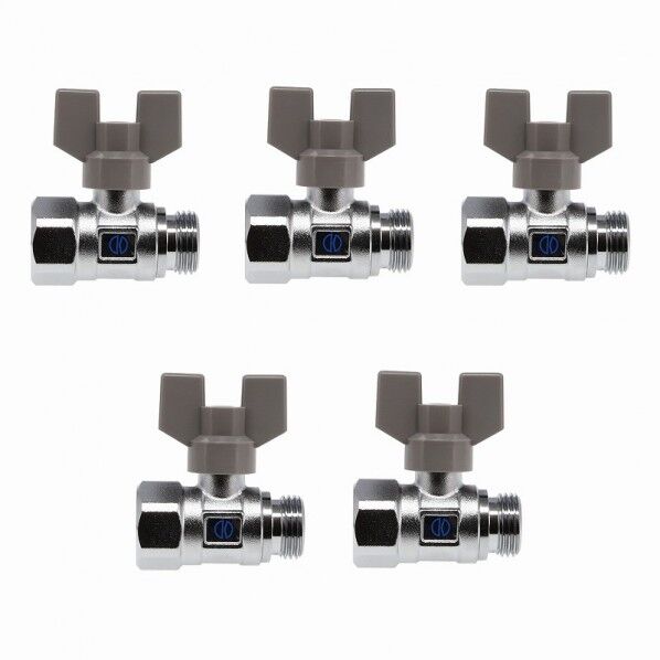 GAONA 【まとめ買い】 ガオナ ボールバルブ 呼13 5個入 ハンドル着脱式上水道用 Rc1/2XG1/2 GA-EE006 1個