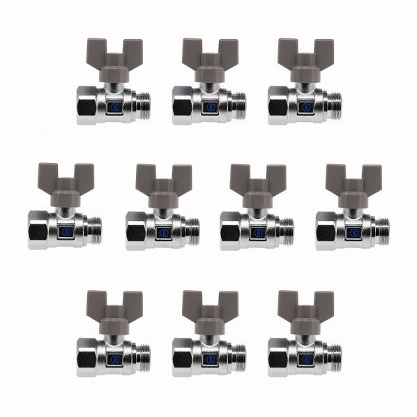 GAONA 【まとめ買い】ガオナ ボールバルブ 呼13 10個入 ハンドル着脱式上水道用 Rc1/2XG1/2 GA-EE010 1個