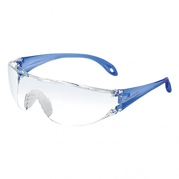 JIS軽量保護メガネ クリア×ブルー 1-3812-11 1