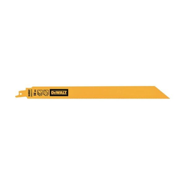 デウォルト(DEWALT) レシプロソーブレード・セーバーソーブレード・レシプロソー替刃・セーバーソー替刃 セーバーソーブレード14山x300mm DWAR12114-JP 5枚