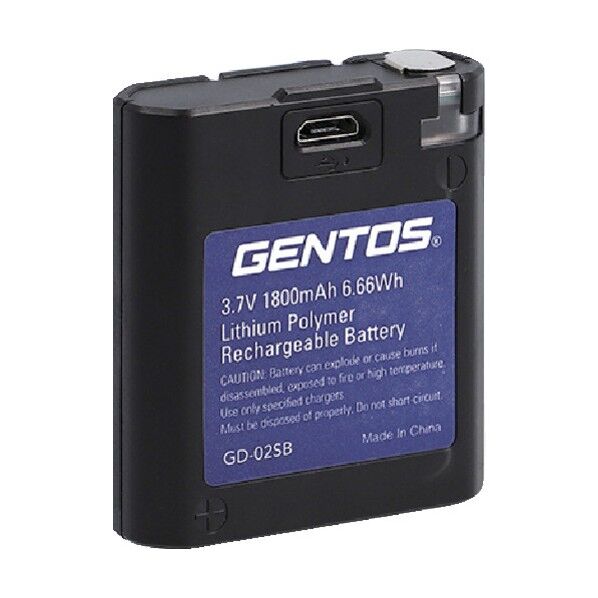 ヘッドライト専用充電池GDー02SB GD-02SB 1個