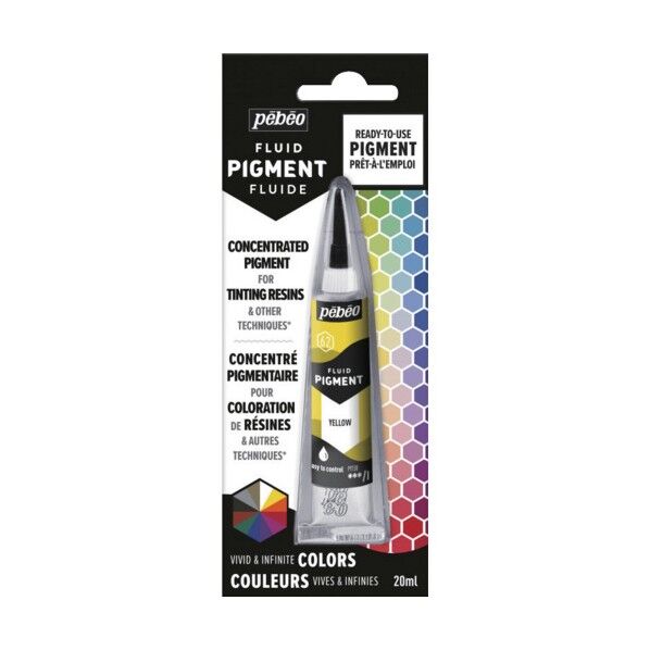 【油性リキッド顔料】 フルイドピグメント20ml イエロー 650662 1点