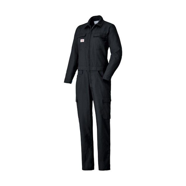 AUTO-BI 腰割れつなぎ服6955(女性用)-006ブラック-7 6955-006-7 1着...