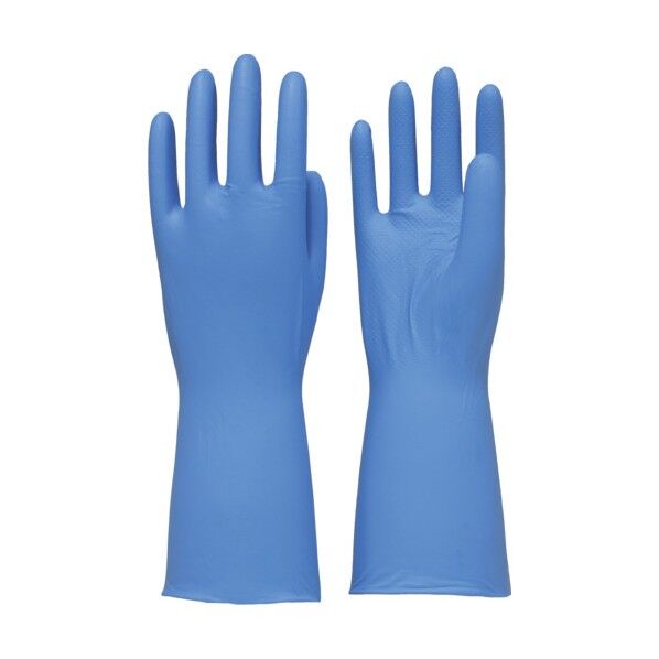 モデルローブ No.331ニトリルフィット薄手 Lサイズ ブルー ST76082 30双...