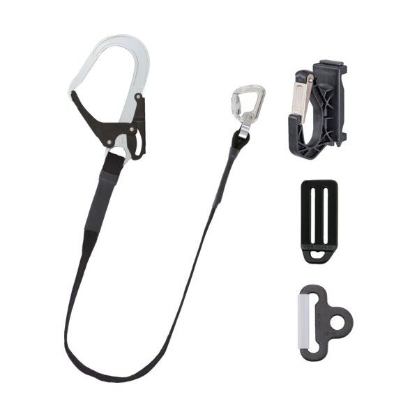 着脱式補助ロープ平ロープ L4 HFR-CL4BK 1個...