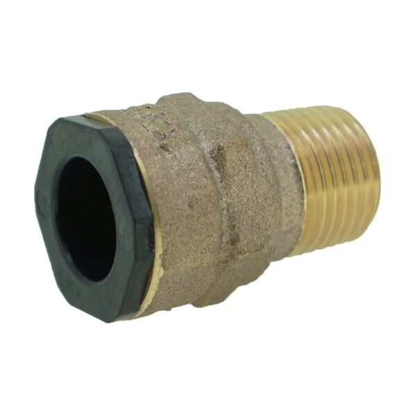 「ガチロック」銅管ワンタッチ 12.7×R1/2 オス WOC12.7-M 1個