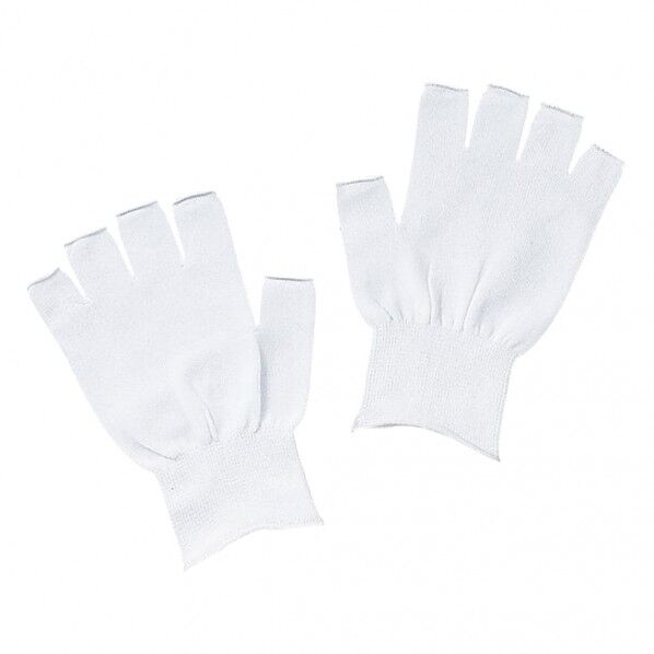 アズピュアインナー手袋 指先なし フリー 1-4293-01 10双