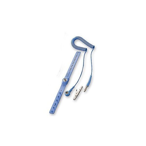 アズピュアリストストラップ(コード付)静電対策用品 青 1-4275-52 10個