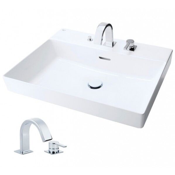 アクアセラミック シングルレバー混合水栓床排水(ボトルトラップ) 壁給水 寒冷地用