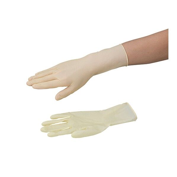 アズピュアラテックス手袋II ハイグリップタイプ(全面エンボス) クリーンルーム用手袋 SS 1-4776-54 100枚