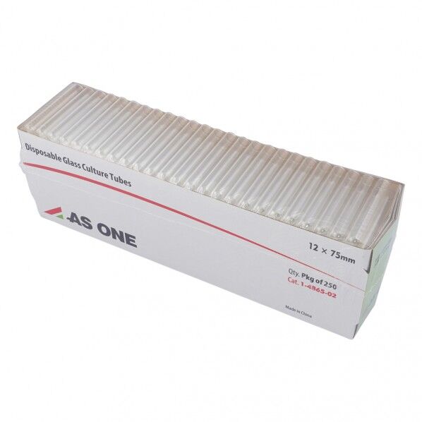 テストチューブ[14100005B] φ12×75mm 1-4865-02 4箱