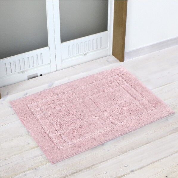 洗えるバスマット クリュム ピンク 45×65cm 1個