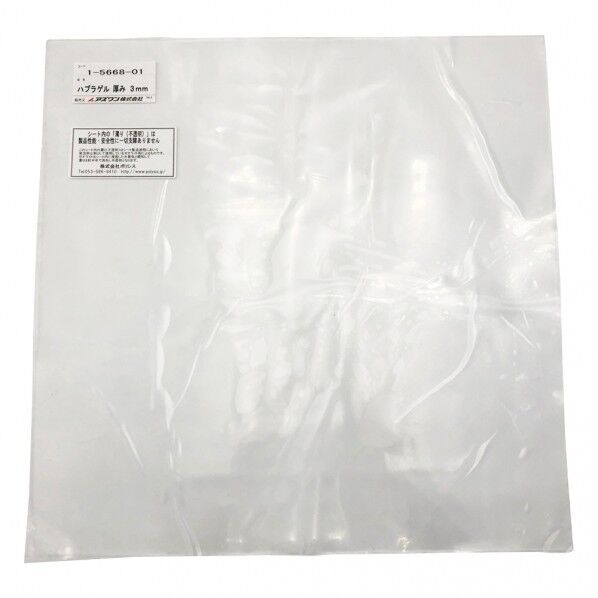 除震シート・ハプラゲルSHOCKABSORBERMAT平 400×400×3mm 1-5668-01 1