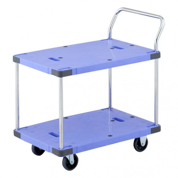 静音樹脂運搬車 900×600×995mm 1-5530-01 1