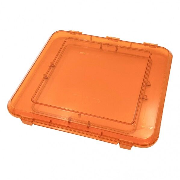 マスクパッケージ7インチ用 オレンジ色 234×246×25mm 1-5390-03 1