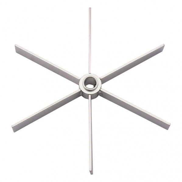 トルネード用撹拌羽根 フラットパドル(ボス付き) φ125mm 1-5505-23 1