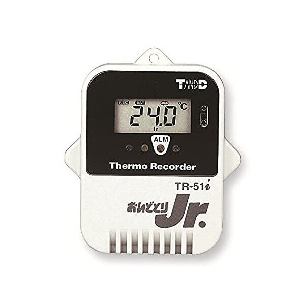 温度記録計 47×19×62mm 1-5020-31 1