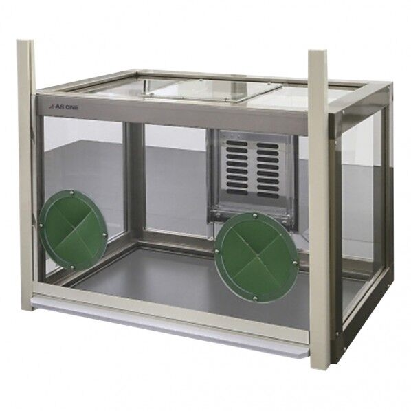 粉体計量用ドラフト(手窓付)